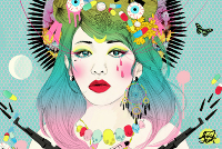 Cargo Makeup on Jessica Singh    Illustration